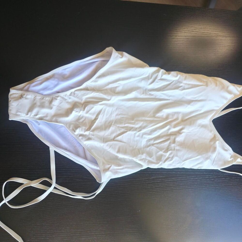 Cider Women's White Swimsuit-one-piece